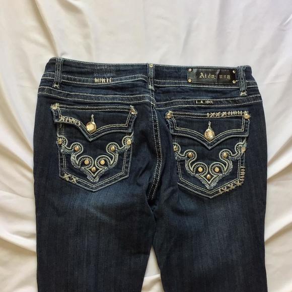 🔴𝗕𝗢𝗚𝗢🔴size 13 L.A. idol womens jeans - Picture 6 of 14